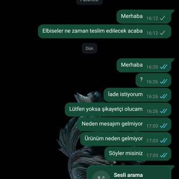 Aldığım Ürünler Gönderilmedi, İletişim Kurulamıyor