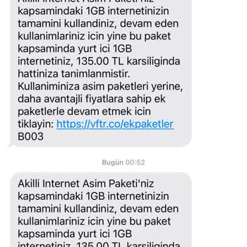 Wi-Fi Kullanırken Kendiliğinden İnternet Paketi Yükleniyor
