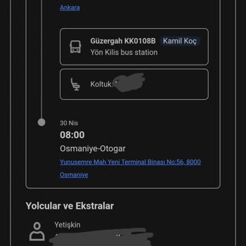 Kamil Koç Otobüsünde Uzun Rötar Ve Belirsizlik Yaşadım