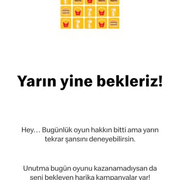 McDonald's Uygulamasında Oyun Hediyesi Hatası Ve Hak Kaybı