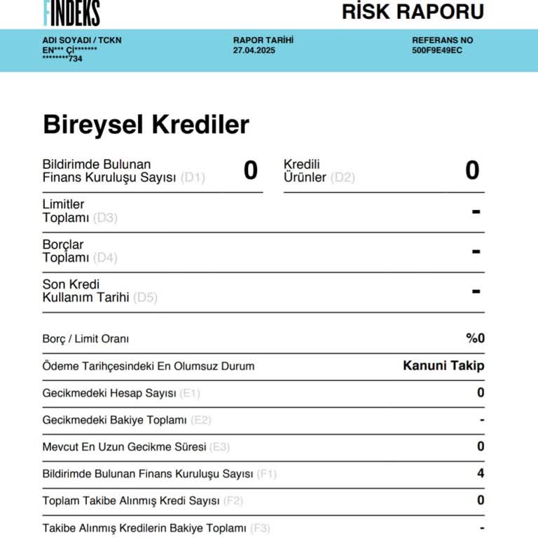 Findeks Kanuni Takip Kaydı Borç Kapandığı Halde Silinmiyor