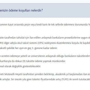 İstanbul Medipol Üniversitesi TÜFE Sözünü Tutmayıp Yüksek Zam Yapması Şaşkınlık Yarattı