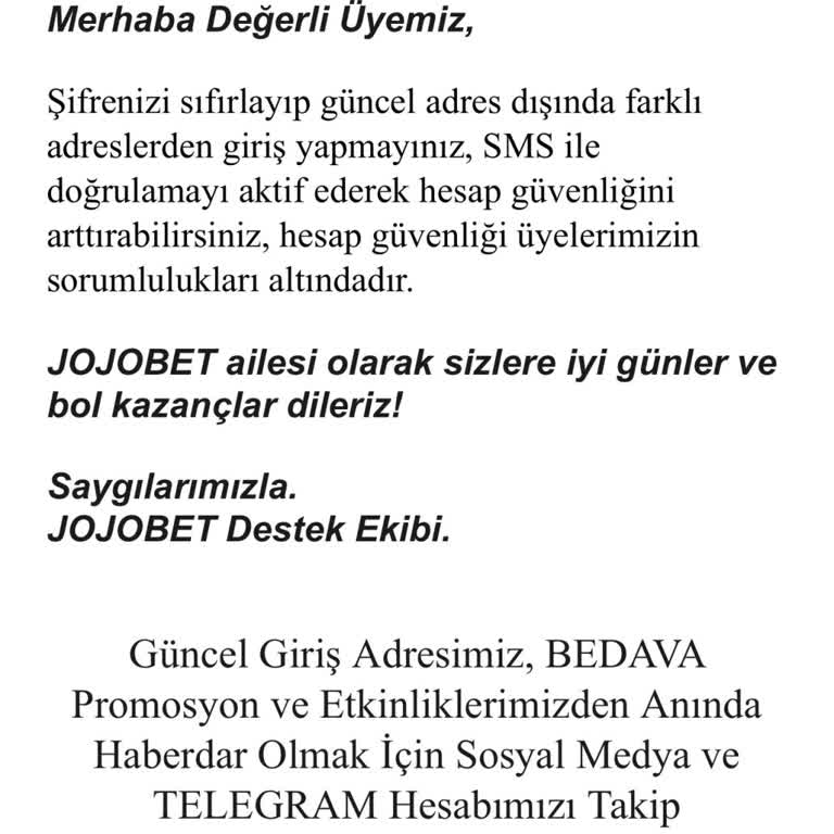 Jojobet'te Hesabımdan İzinsiz Para Kullanımı Ve İade Sorunu