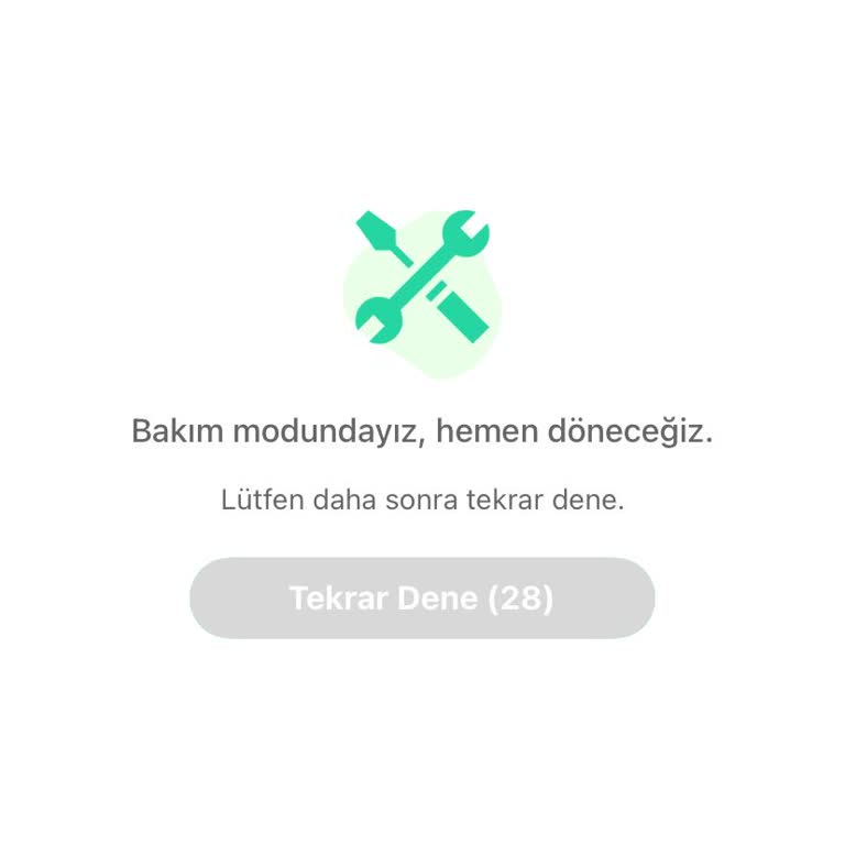 Dolap Uygulamasına Erişim Sorunu Ve Bakım Bildirimi