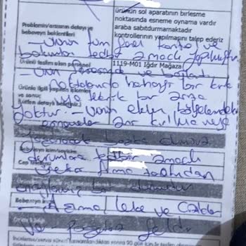 Sorunlu Bebek Arabası, İlgisiz Müşteri Hizmetleri Ve Çözülmeyen Problem