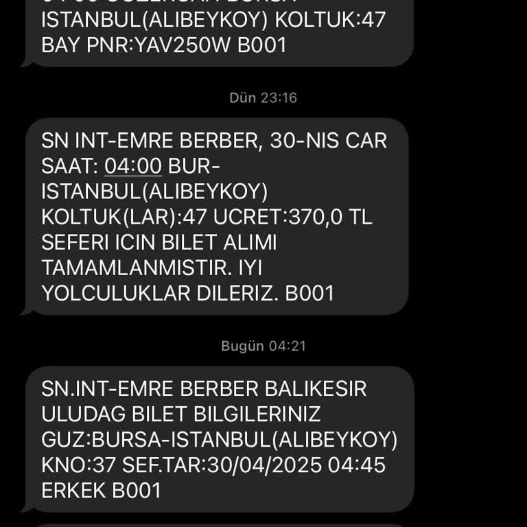 Balıkesir Uludağ Otobüsünde Büyük Mağduriyet Ve Bilgi Eksikliği