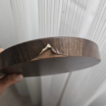 Perotti Natural Ahşap Tepsi Plastik Kaplama Çıktı