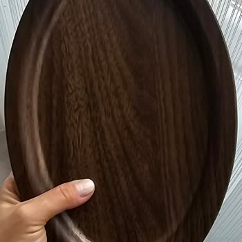 Perotti Natural Ahşap Tepsi Plastik Kaplama Çıktı