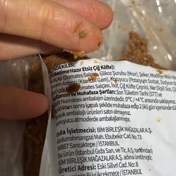 BİM'den Alınan Çiğköfteden Kıl Çıkması Ve İlgisiz Müşteri Hizmeti