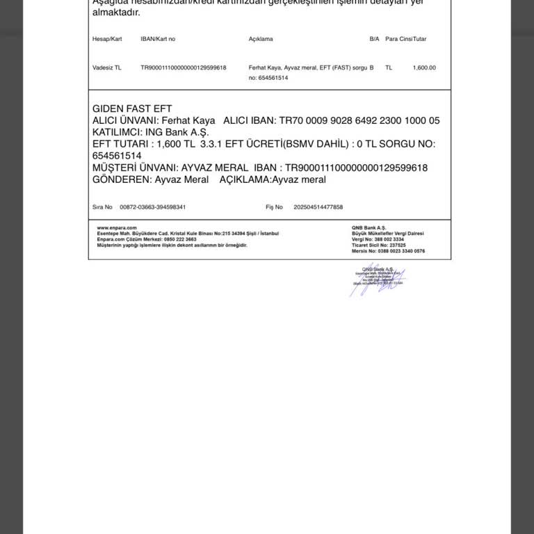 Yanlış İsimle Yapılan EFT İade Edilmiyor Müşteri Hizmetlerine Ulaşamıyorum