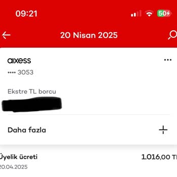 Haksız Kredi Kartı Aidatı İadesi Talebim Dikkate Alınmadı