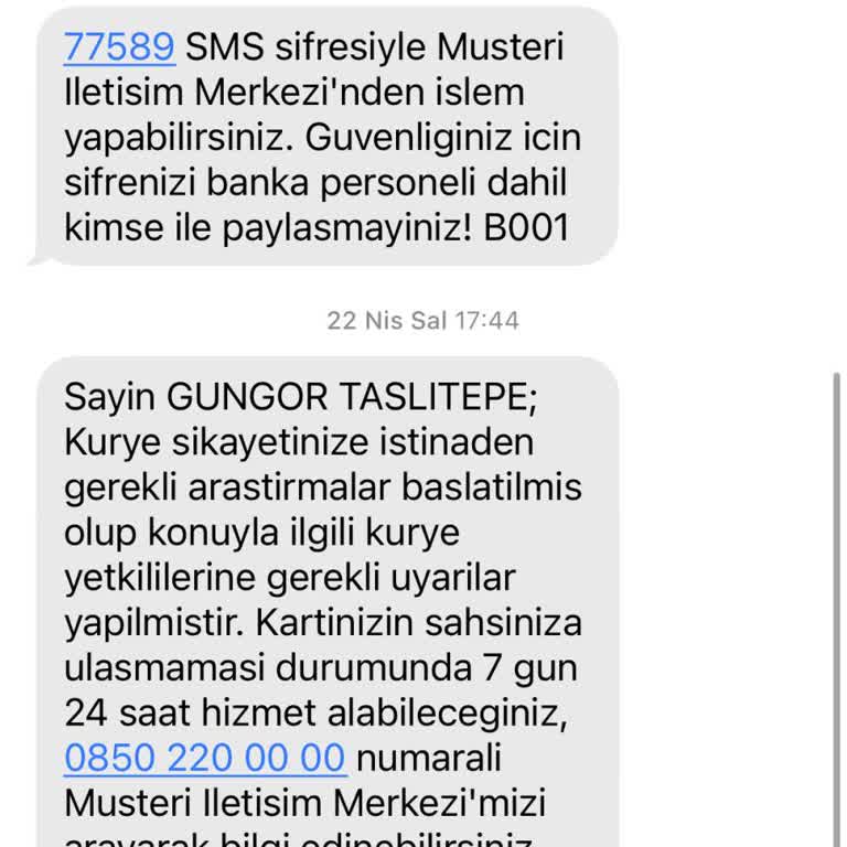 Ziraat Banka Kartım İki Aydır Teslim Edilmiyor
