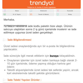 İade Sürecinde Yaşanan Sorun Ve Üyelik İptali