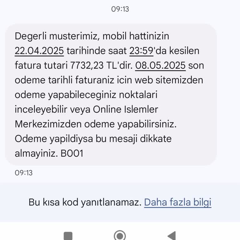 Taahhüt Sonrası Haksız 7732 TL Fatura Ve Müşteri Hizmetlerine Ulaşılamıyor