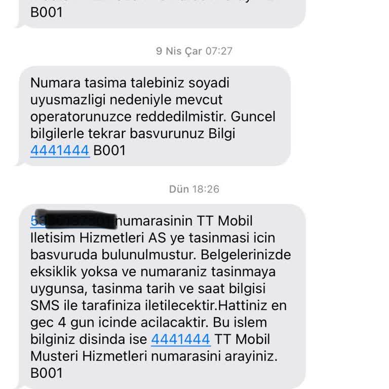 Soyadı Değişikliği Nedeniyle Operatör Geçişi Yapılamıyor