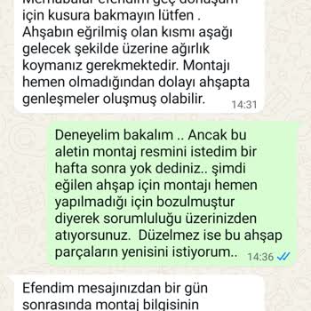 Ahşap Bankın Kısa Sürede Çatlaması Ve Firmanın Sorumluluğu Reddetmesi