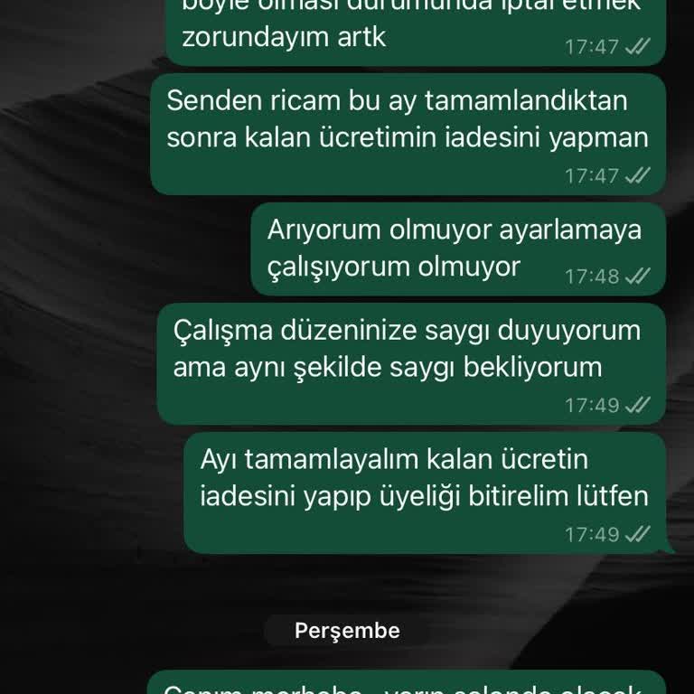 Üyelik İptalinde İletişimsizlik Ve İade Talebime Yanıt Alamıyorum