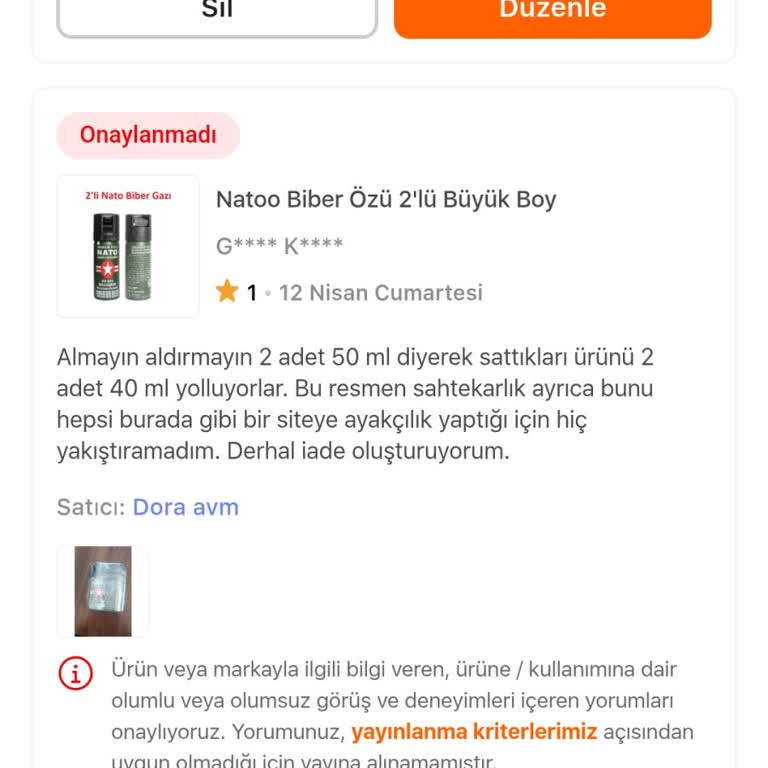 Hepsiburada'da Olumsuz Yorumlar Yayınlanmıyor, Şeffaflık Sağlanmıyor