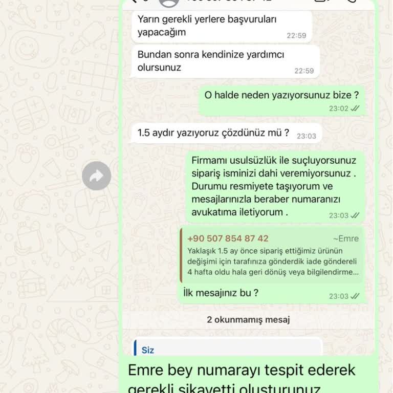İade Ve Değişim Sürecinde Yaşanan Mağduriyet Ve Tehdit