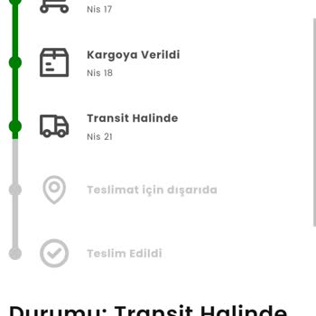 Siparişim Günlerdir Transit Aşamasında Kaldı Bilgi Alamıyorum