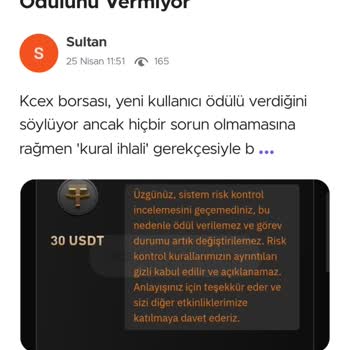 Kcex Yeni Üye Bonusunu Risk Bahanesiyle Vermiyor
