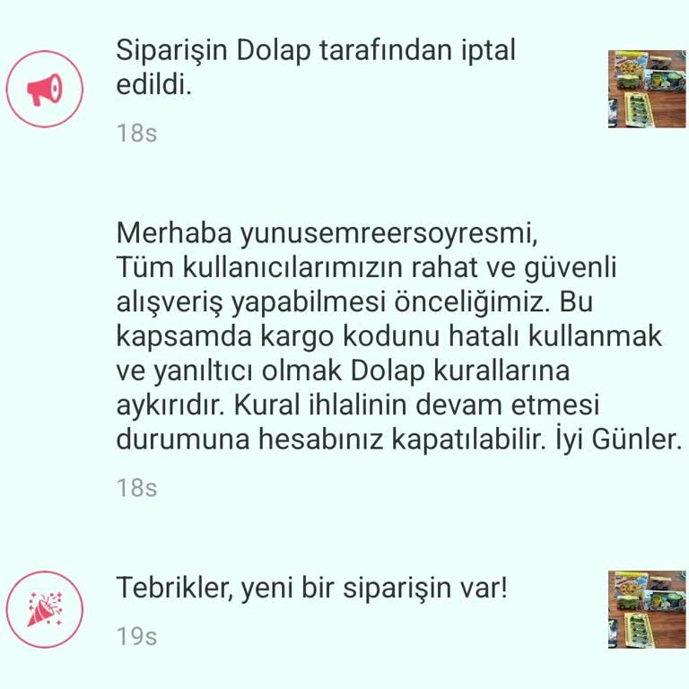 Siparişin Haksız İptali Ve Yetersiz Müşteri Hizmeti Nedeniyle Güven Sorunu