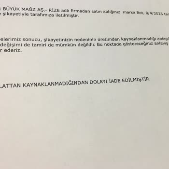 Aldığım Botlar Kısa Sürede Yırtıldı Mağaza İlgisiz Ve Kaba Davrandı