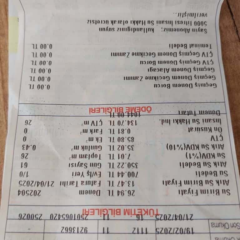 Sayaç Okuma Gecikmesi Nedeniyle Yüksek Fatura Mağduriyeti