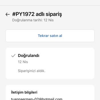 Satıcıdan Bilgi Alınamıyor, İletişim Kurulamıyor