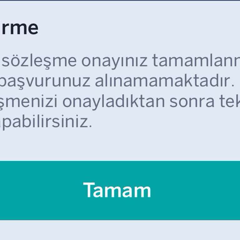 Garanti BBVA Kredi Kartı Sözleşmesi Onaylanmadığı İçin Sanal Kart Alamıyorum