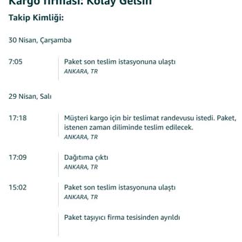 Aynı Gün Teslimat Sözünün Tutulmaması Ve Yanıltıcı Kargo Bilgilendirmesi