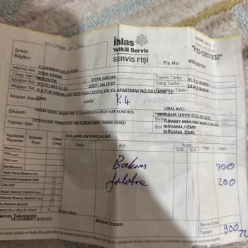 Garanti Kapsamındaki Ürüne Yetersiz Servis Ve Haksız Ücret Talebi