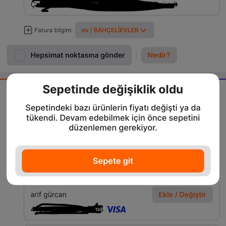 Hepsiburada'nın Eskiyi Yenile Kampanyasında Sürekli Sepet Sorunu Ve Çözüm Eksikliği