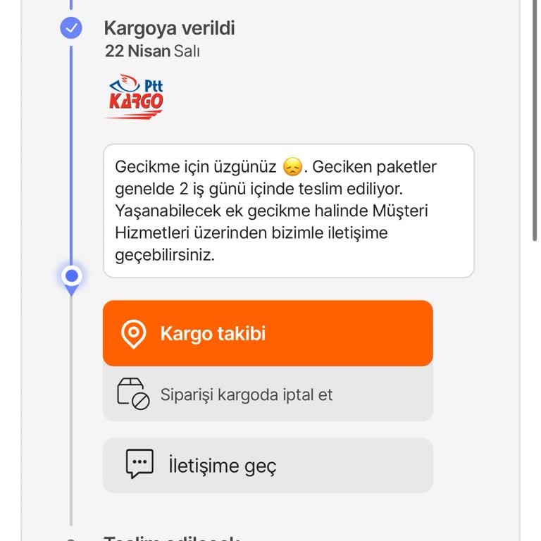 Epttavm Siparişimin Kargoda Bekletilmesi Ve Müşteri Hizmetlerinin Yetersizliği!