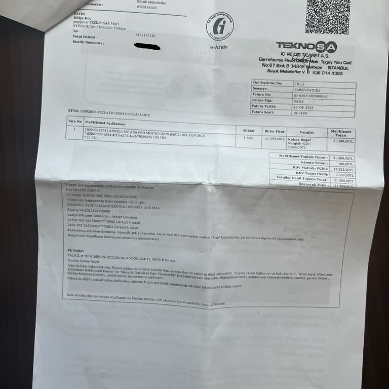 Arızalı Süpürge İadesinde İlgisiz Ve Lakayıt Mağaza Personeli Mağduriyeti