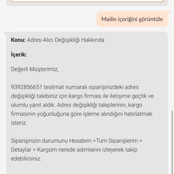 Adres Değişikliğine Rağmen Kargo Teslim Edilmedi, Şubeden Alın Dendi