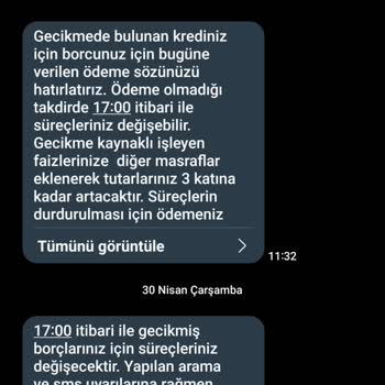 Sürekli Rahatsız Eden Tahsilat Mesajları Nedeniyle Turkcell'den Soğudum