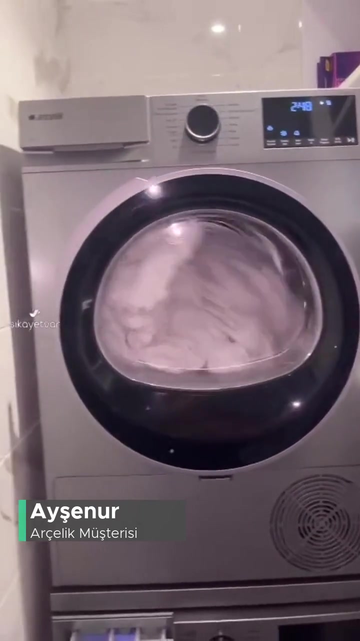 Arçelik 900 Kmx S Çamaşır Kurutma Makinesi Çok Sesli Çalışıyor videonun kapak resmi