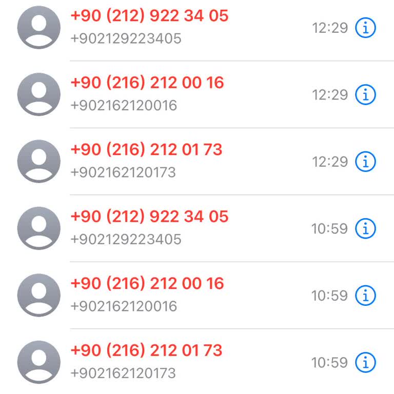 Open English Tarafından Israrlı Ve Tekrarlayan Aramalar