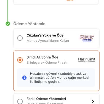 Migros MoneyPay Hesabım Güvenlik Nedeniyle Kapalı, Alışveriş Yapamıyorum