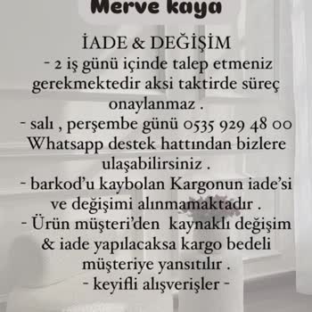 Yanlış Beden Ölçüsü Ve İade Sorunu Yaşadım