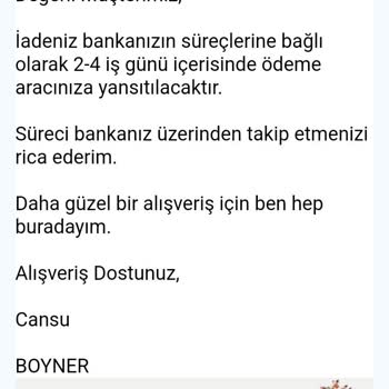 20 Gündür Beklenen Ücret İadesi Ve Çözüm Bulamayan Müşteri Hizmetleri