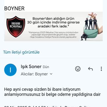 20 Gündür Beklenen Ücret İadesi Ve Çözüm Bulamayan Müşteri Hizmetleri
