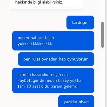 Kazandığım Paranın 14 Saattir Ödenmemesi Ve Risk Birimi Gerekçesi