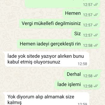 Arel Moda İade Ve İletişim Sorunu Mağduriyeti