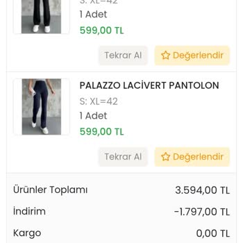 Arel Moda İade Ve İletişim Sorunu Mağduriyeti