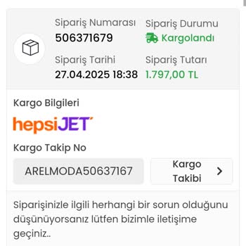 Arel Moda İade Ve İletişim Sorunu Mağduriyeti