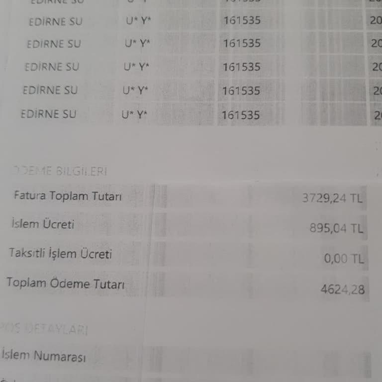 Sabitfaturaodeme.com Üzerinden Su Faturası Ödemesinde Yüksek İşlem Ücreti Şikayeti