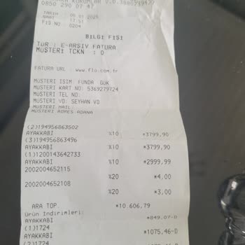 Aldığım Ayakkabının Kısa Sürede Deforme Olması Ve Mağaza İlgisizliği