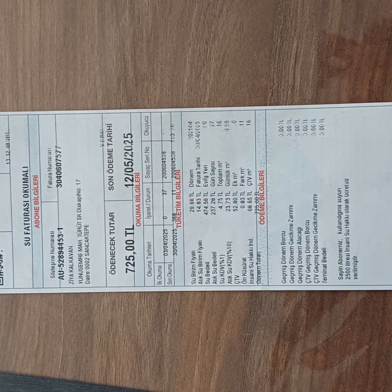 İSKİ'nin Tahmini Fatura Kesimi Sonrası Yüksek Tutar Ve Adaletsizlik